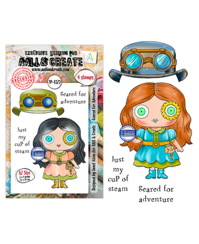 AALL and Create Clear Stamp Set A7 Geared For Adventure (AALL-TP-1372)