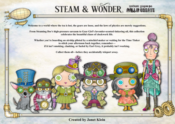 AALL and Create Steam & Wonder Stamp Bundle (AALL-PCK-JK003)