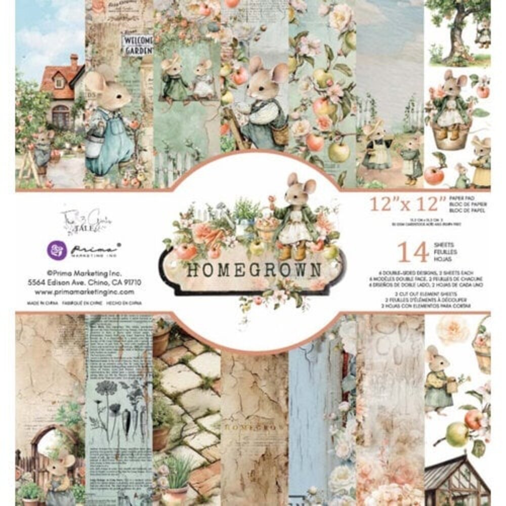 Prima Marketing Inc PRE-ORDER Homegrown 12x12 Inch Paper Pad (683382)