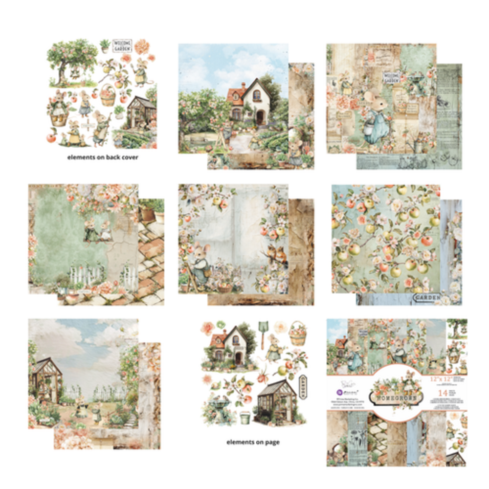 Prima Marketing Inc PRE-ORDER Homegrown 12x12 Inch Paper Pad (683382)