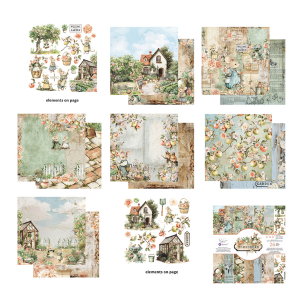 Prima Marketing Inc PRE-ORDER Homegrown 6x6 Inch Paper Pad (683399) Prima Marketing Inc PRE-ORDER Homegrown 6x6 Inch Paper Pad (683399)