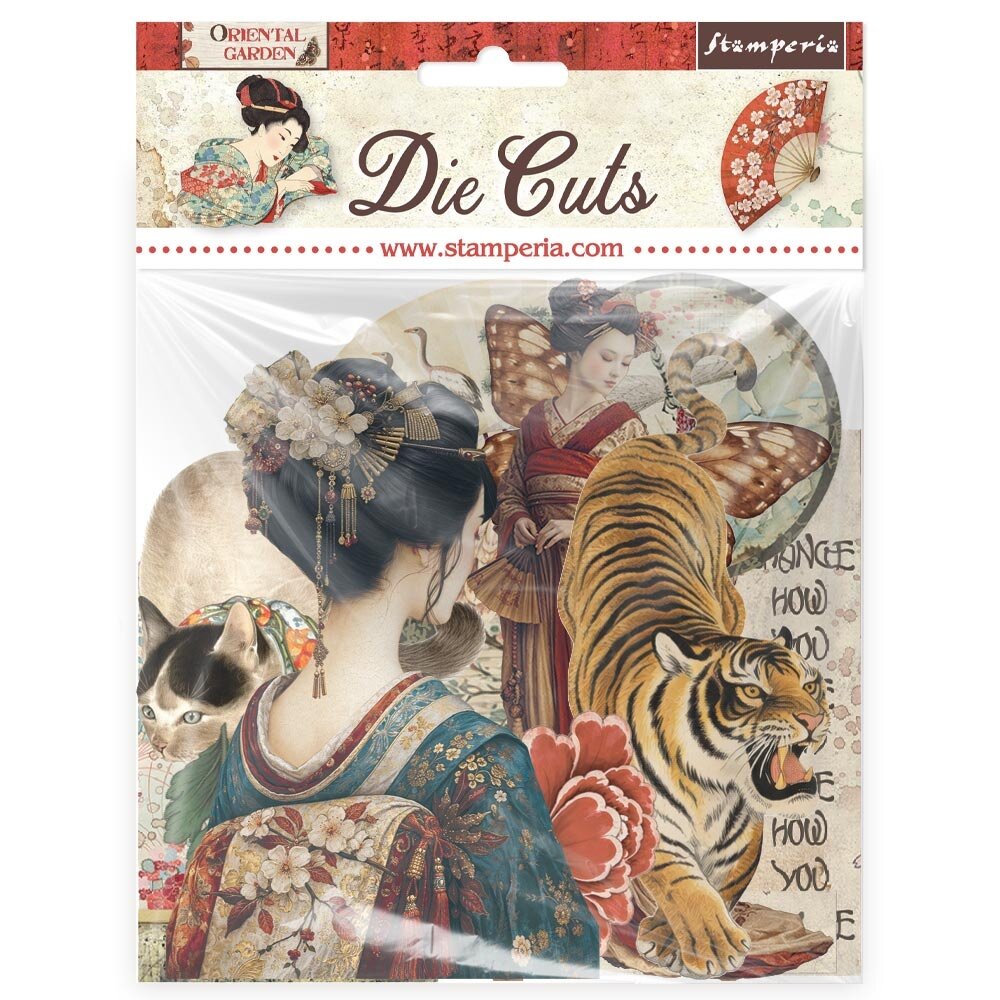 Stamperia Oriental Garden Die Cuts (DFLDC139) Stamperia Oriental Garden Die Cuts (DFLDC139)
