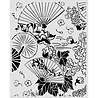Stamperia Oriental Garden Thick Stencils 20x25cm Fans (KSTD213) Stamperia Oriental Garden Thick Stencils 20x25cm Fans (KSTD213)