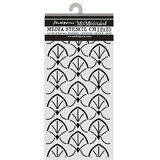 Stamperia Oriental Garden Thick Stencils 12x25cm Borders (KSTDL167)