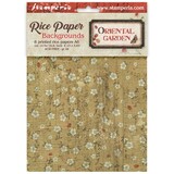 Stamperia Oriental Garden A6 Rice Paper Backgrounds Selection (DFSAK6057)