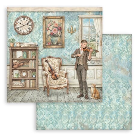 Stamperia Symphony 12x12 Inch Paper Pack (SBBL188) Stamperia Symphony 12x12 Inch Paper Pack (SBBL188)
