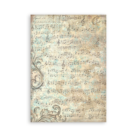 Stamperia Symphony A5 Washi Pad (SBW34) Stamperia Symphony A5 Washi Pad (SBW34)