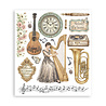 Stamperia Symphony 8x8 Inch Rub-On Assortment (DFLRBXG09) Stamperia Symphony 8x8 Inch Rub-On Assortment (DFLRBXG09)