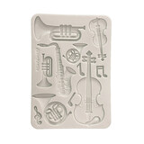 Stamperia Symphony A5 Silicon Mould Musical Instruments (KACMA615)