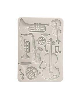 Stamperia Symphony A5 Silicon Mould Musical Instruments (KACMA615)