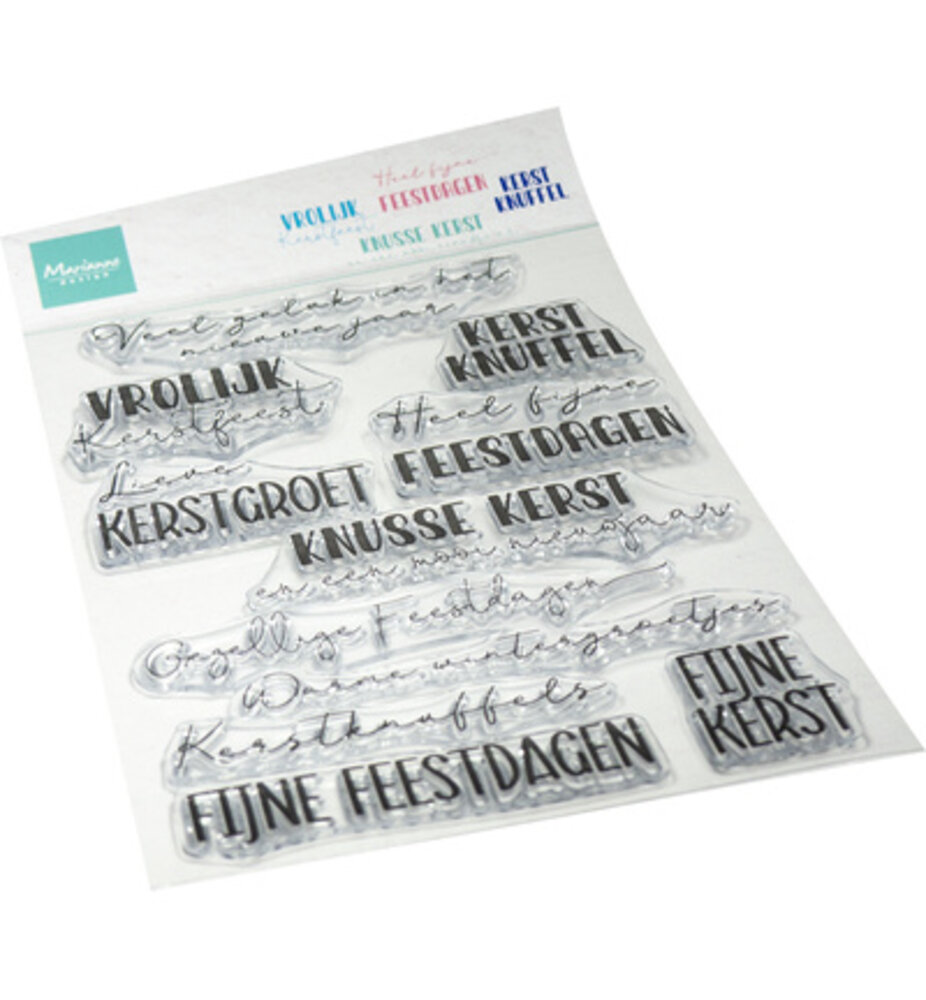 Marianne Design PRE-ORDER Clear Stamps Lieve Kerstgroet (CS1198)