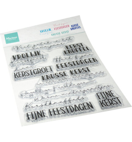 Marianne Design PRE-ORDER Clear Stamps Lieve Kerstgroet (CS1198)