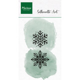 Marianne Design PRE-ORDER Silhouette Art Clear Stamps Ice Crystals (CS1199)