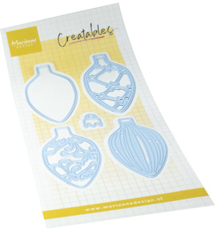Marianne Design PRE-ORDER Creatables Christmas Baubles Oval (LR0968) Marianne Design PRE-ORDER Creatables Christmas Baubles Oval (LR0968)