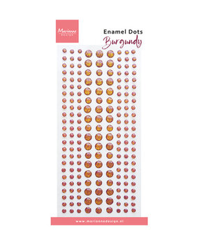 Marianne Design PRE-ORDER Enamel Dots Burgundy (PL4542)