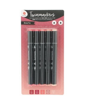 DécoTime 5 Alcohol Markers Hearts (3219358)