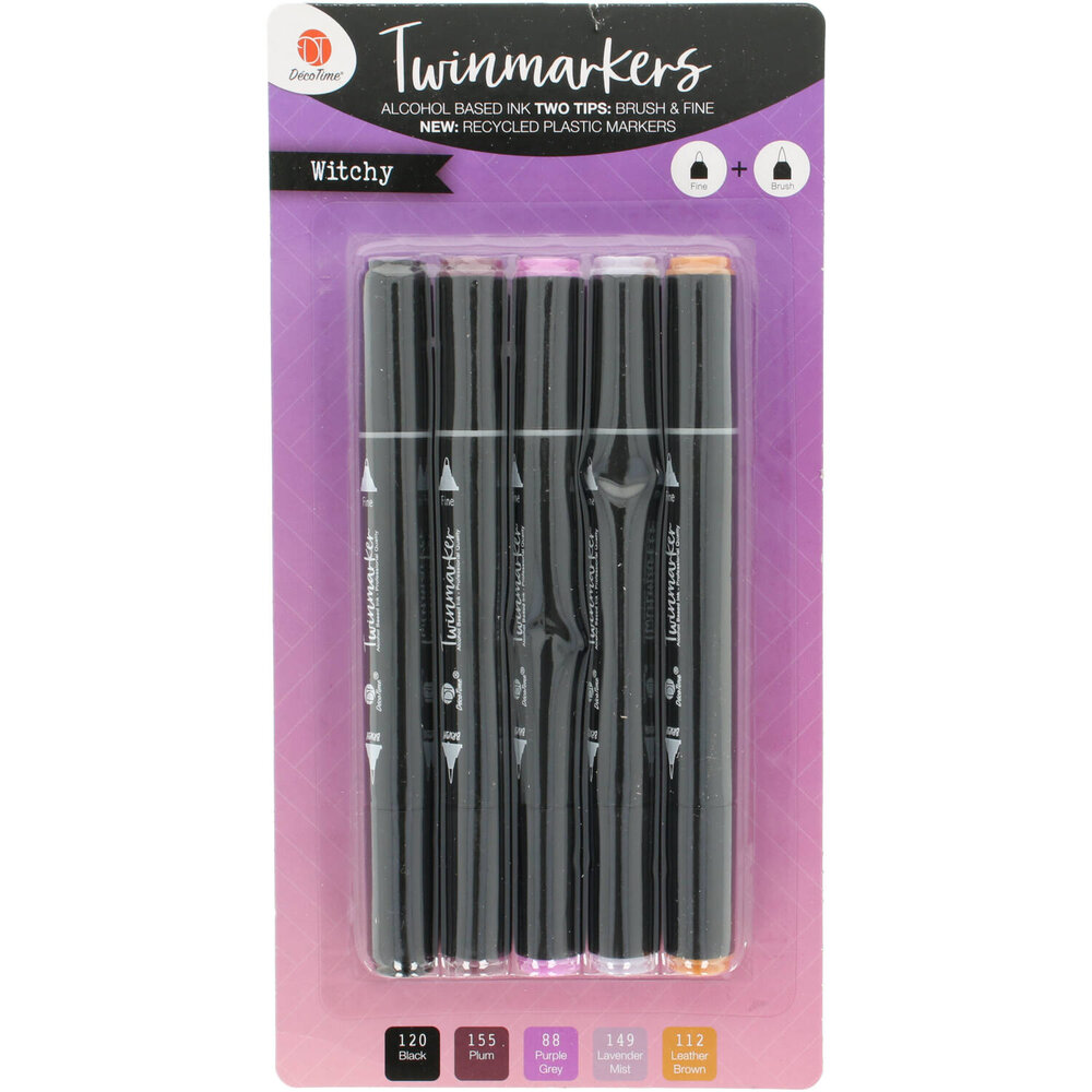 DécoTime 5 Alcohol Markers Witchy (3219358)