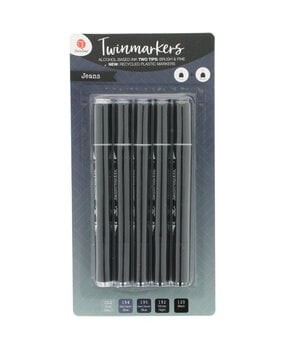 DécoTime 5 Alcohol Markers Jeans (3219358)
