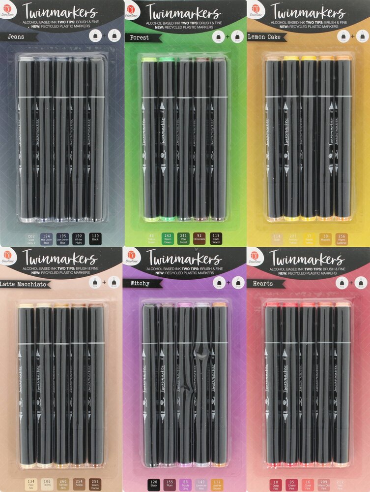DécoTime Rainbow Rhapsody WAVE Alcohol Markers (3219358)
