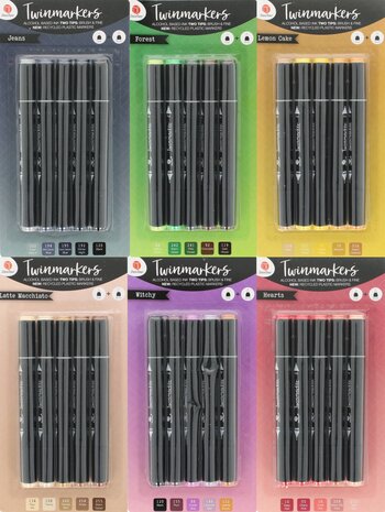 DécoTime Rainbow Rhapsody WAVE Alcohol Markers (3219358)
