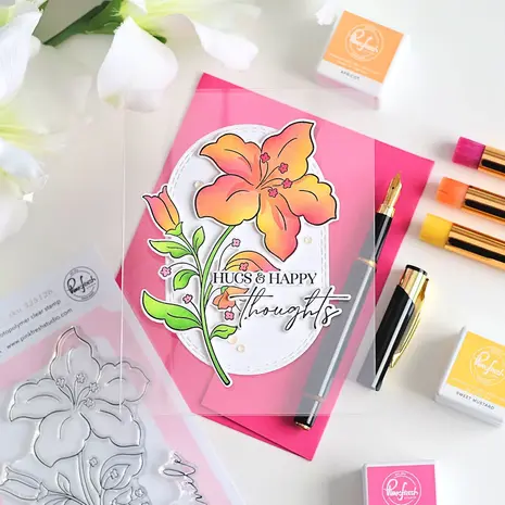 Pinkfresh Studio Sunlit Manor Stamp Bloom & Buds (325126)