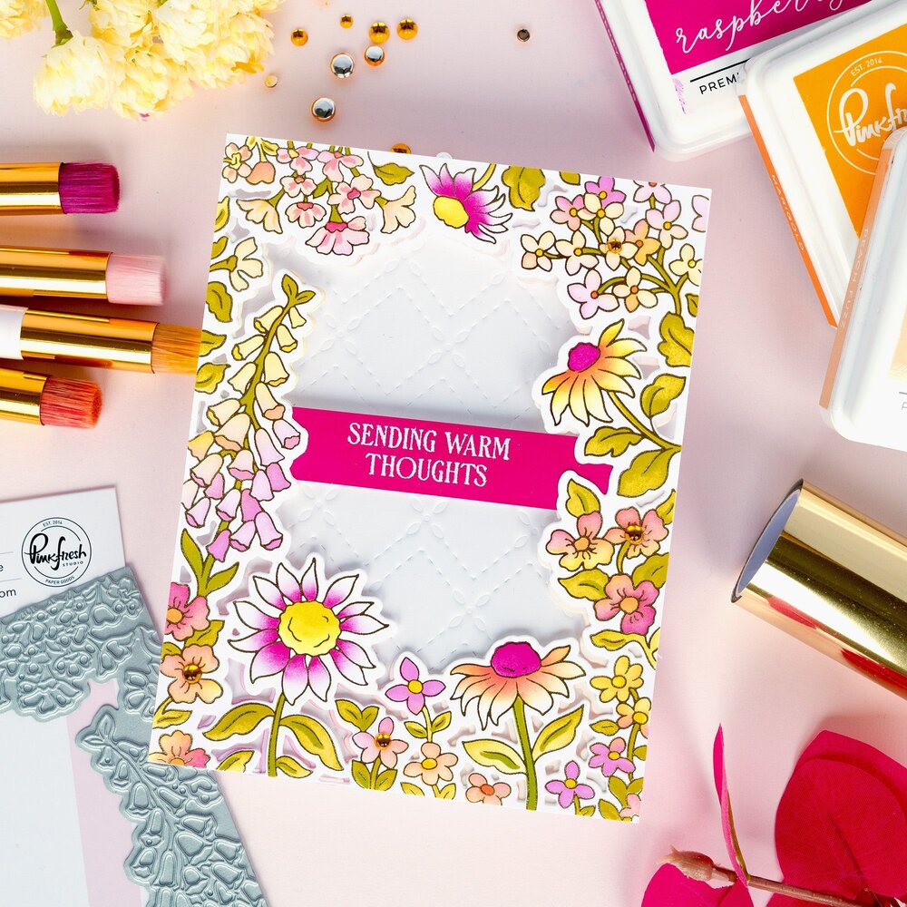 Pinkfresh Studio Sunlit Manor Cling Stamp Sunlit Garden (324226)