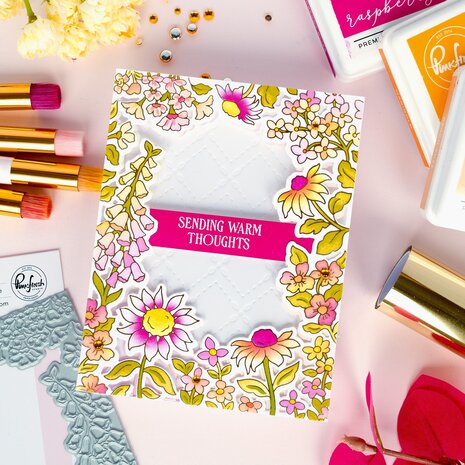 Pinkfresh Studio Sunlit Manor Cling Stamp Sunlit Garden (324226)