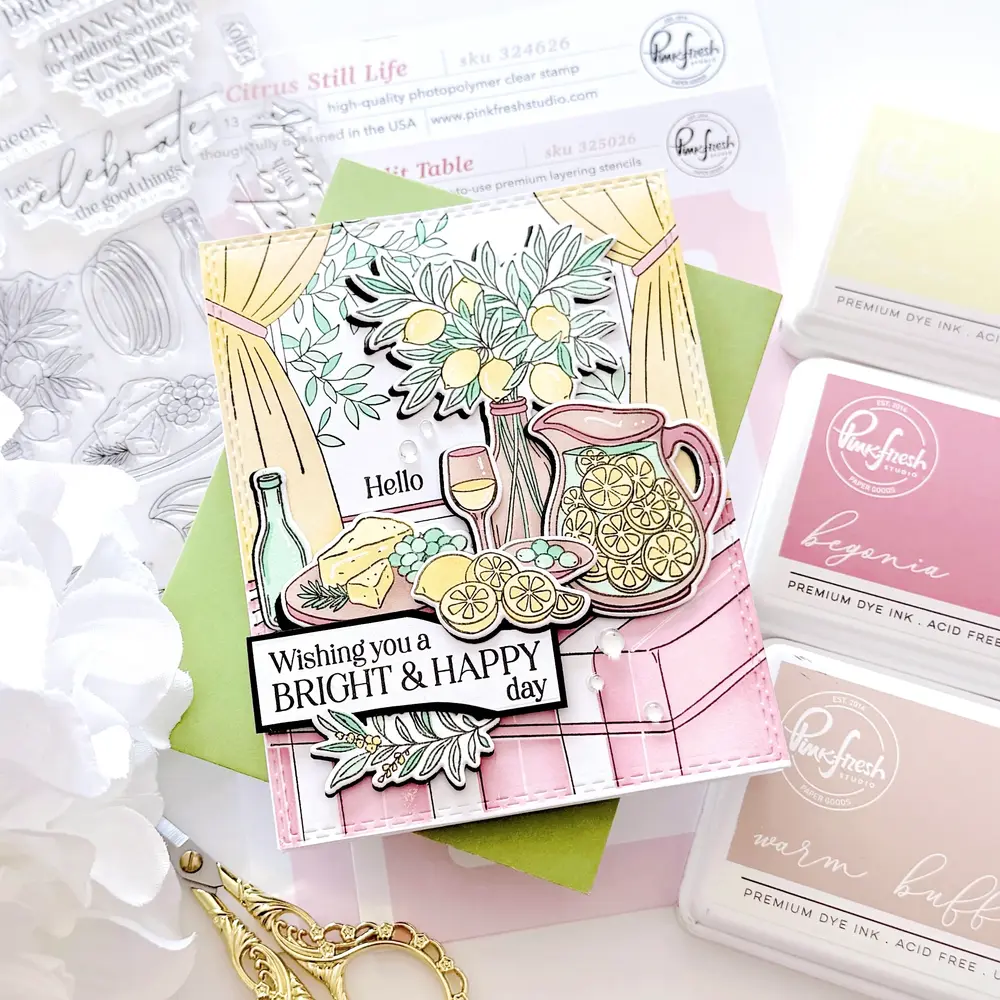 Pinkfresh Studio Sunlit Manor BUNDLE Sunlit Table Pinkfresh Studio Sunlit Manor BUNDLE Sunlit Table