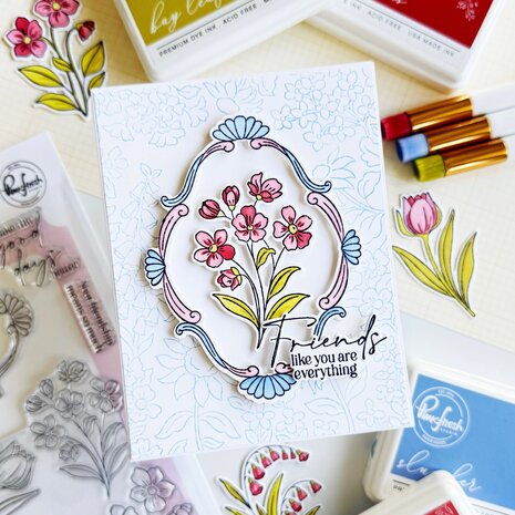 Pinkfresh Studio Sunlit Manor BUNDLE Blossom Medallion Pinkfresh Studio Sunlit Manor BUNDLE Blossom Medallion