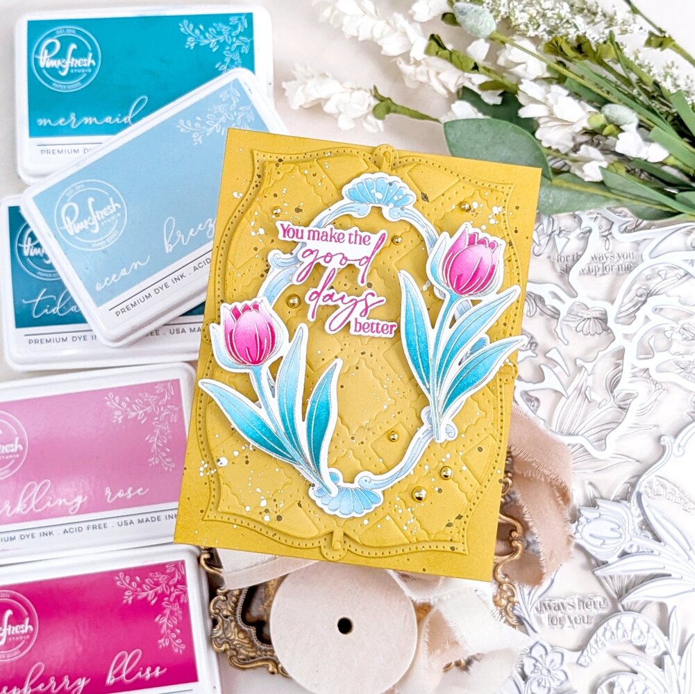 Pinkfresh Studio Sunlit Manor BUNDLE Blossom Medallion Pinkfresh Studio Sunlit Manor BUNDLE Blossom Medallion