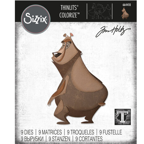 Sizzix PRE-ORDER Thinlits Die Set Theodore (664410) Sizzix PRE-ORDER Thinlits Die Set Theodore (664410)