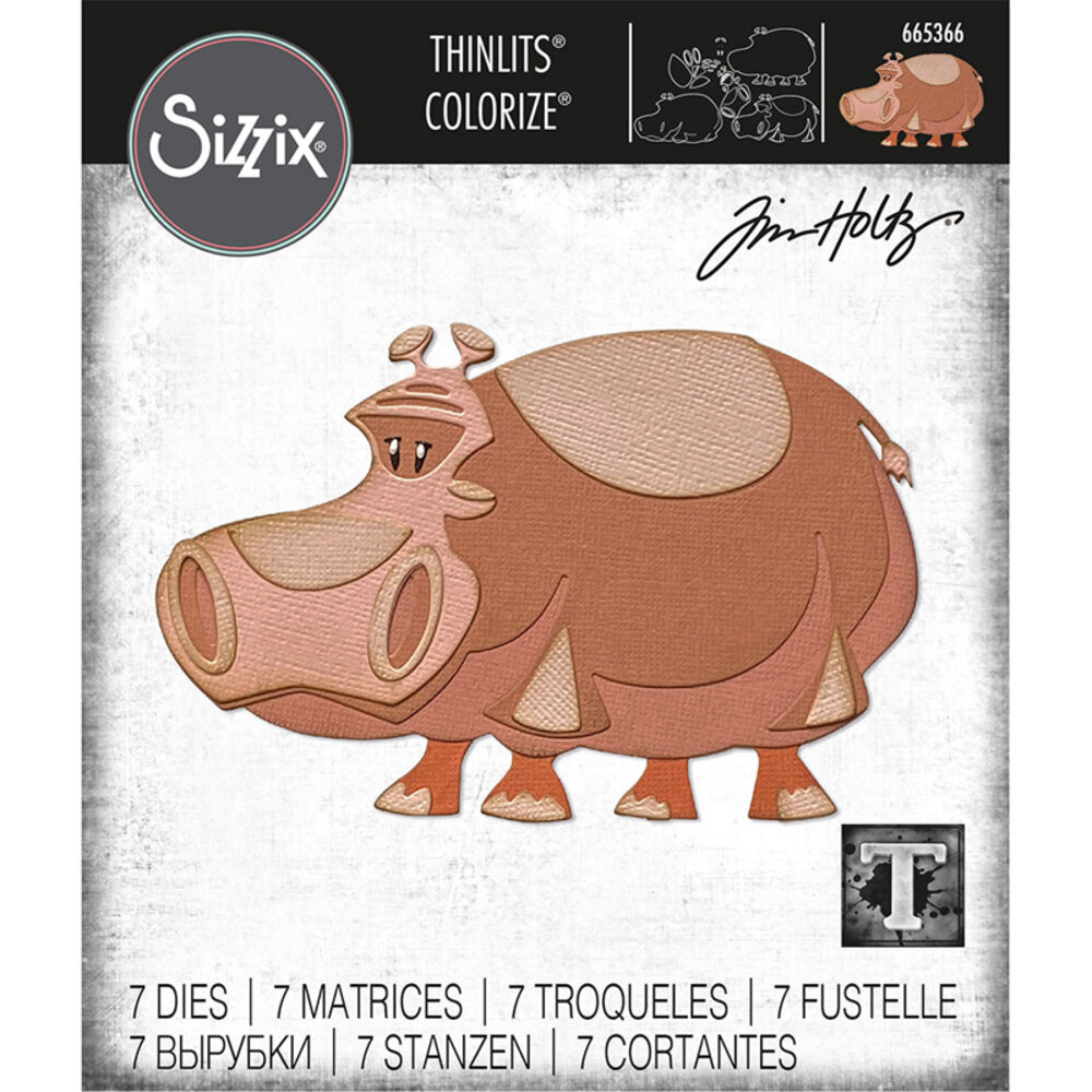 Sizzix PRE-ORDER Thinlits Die Set Bernice (665366) Sizzix PRE-ORDER Thinlits Die Set Bernice (665366)