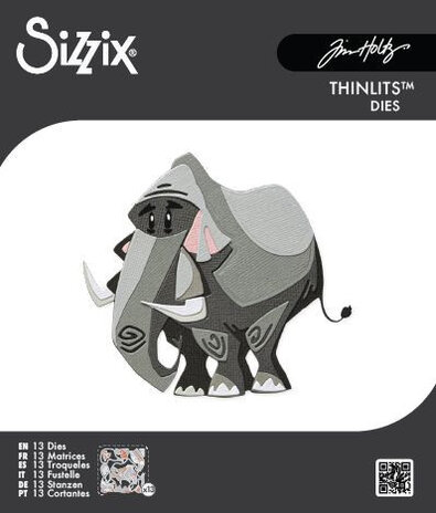 Sizzix PRE-ORDER Thinlits Die Set Mini Colorize Clarence (667216) Sizzix PRE-ORDER Thinlits Die Set Mini Colorize Clarence (667216)