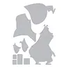 Sizzix PRE-ORDER Thinlits Die Set Theodore (664410) Sizzix PRE-ORDER Thinlits Die Set Theodore (664410)