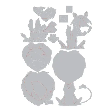 Sizzix PRE-ORDER Thinlits Die Set Harrison (665218) Sizzix PRE-ORDER Thinlits Die Set Harrison (665218)