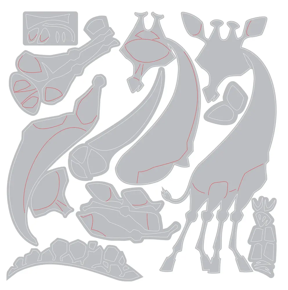 Sizzix PRE-ORDER Thinlits Die Set Mini Colorize Gertrude (667217) Sizzix PRE-ORDER Thinlits Die Set Mini Colorize Gertrude (667217)