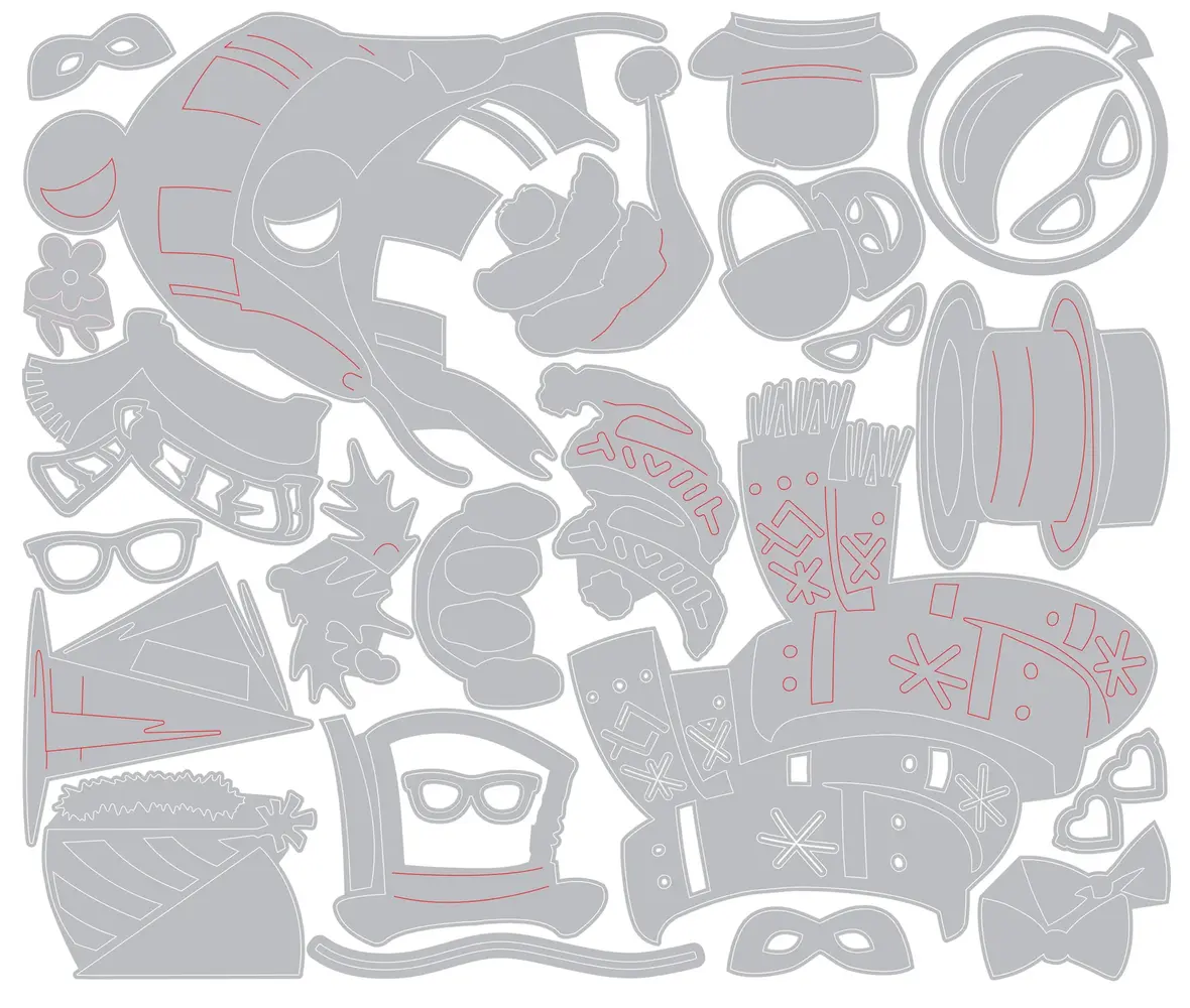 Sizzix PRE-ORDER Thinlits Die Set Large Accessories (667219) Sizzix PRE-ORDER Thinlits Die Set Large Accessories (667219)