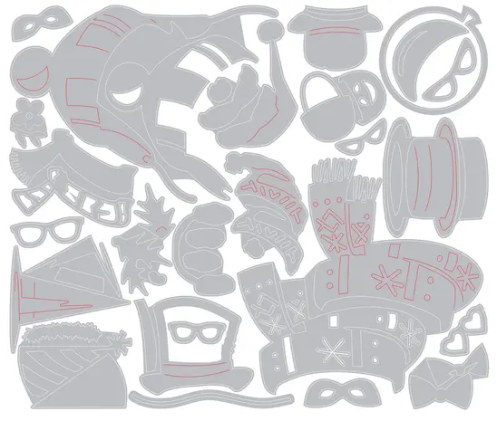 Sizzix PRE-ORDER Thinlits Die Set Large Accessories (667219) Sizzix PRE-ORDER Thinlits Die Set Large Accessories (667219)