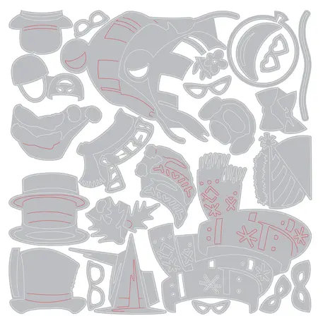 Sizzix PRE-ORDER Thinlits Die Set Small Accessories (667220) Sizzix PRE-ORDER Thinlits Die Set Small Accessories (667220)