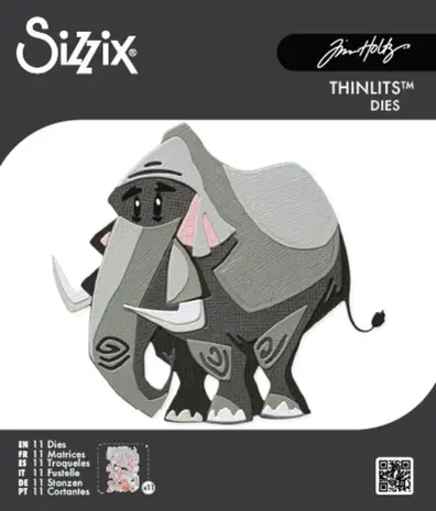 Sizzix Thinlits Die Set Clarence (664428) Sizzix Thinlits Die Set Clarence (664428)