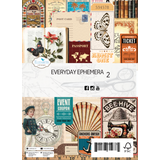 Elizabeth Craft Designs Everyday Ephemera 2 A5 Patterned Cardstock (PS03)
