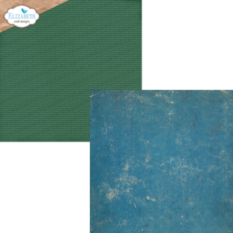 Elizabeth Craft Designs Rest & Relaxation 12x12 Inch Patterned Cardstock (C043)
