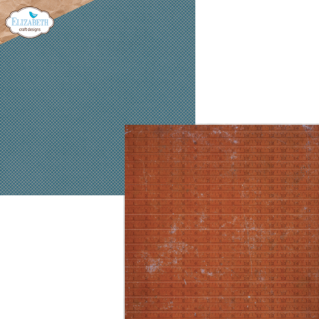 Elizabeth Craft Designs Rest & Relaxation 12x12 Inch Patterned Cardstock (C043)