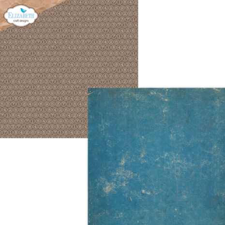 Elizabeth Craft Designs Rest & Relaxation 12x12 Inch Patterned Cardstock (C043)