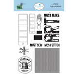 Elizabeth Craft Designs Rest & Relaxation A5 Clear Stamps Arts & Hobbies (CS452)