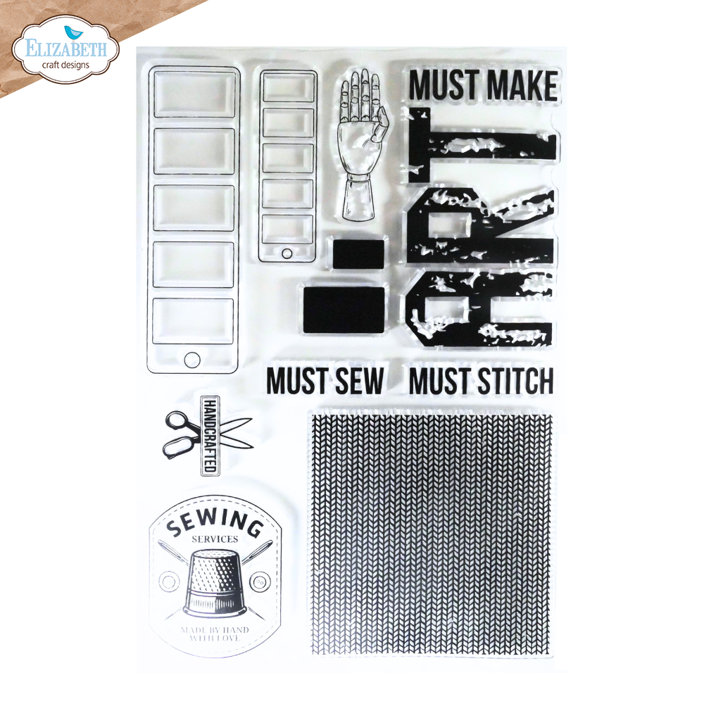 Elizabeth Craft Designs Rest & Relaxation A5 Clear Stamps Arts & Hobbies (CS452)