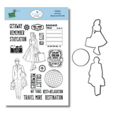 Elizabeth Craft Designs Rest & Relaxation Stamp & Dies Let's Go! (CSD454)