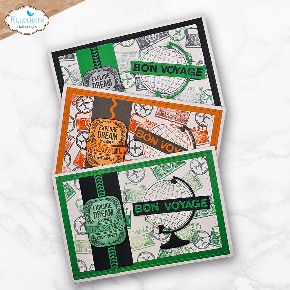 Elizabeth Craft Designs Rest & Relaxation Stamp & Dies Let's Go! (CSD454)
