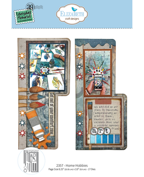 Elizabeth Craft Designs Rest & Relaxation Dies Home Hobbies (2357)