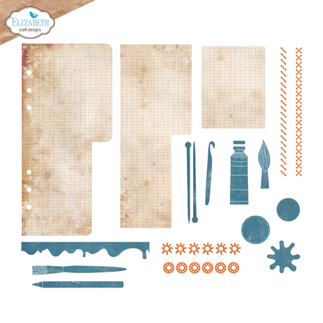 Elizabeth Craft Designs Rest & Relaxation Dies Home Hobbies (2357)